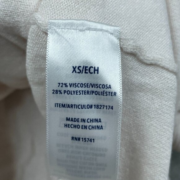 Splendid Womens Oversized Knit Top XS Ivory Viscose Blend New d0362 - Picture 6 of 8